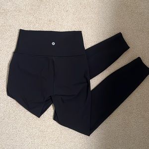 NWOT Lululemon Wunder Train High Rise Leggings Black Size 4 NO FLAWS